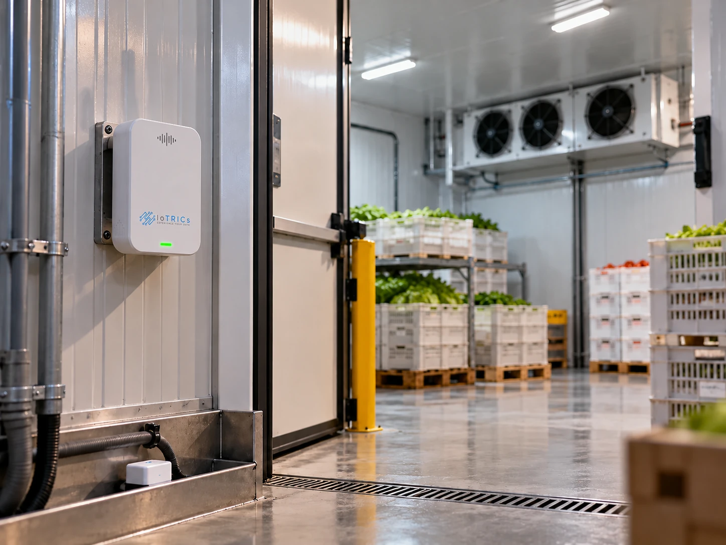 Cold-room sensors and refrigeration